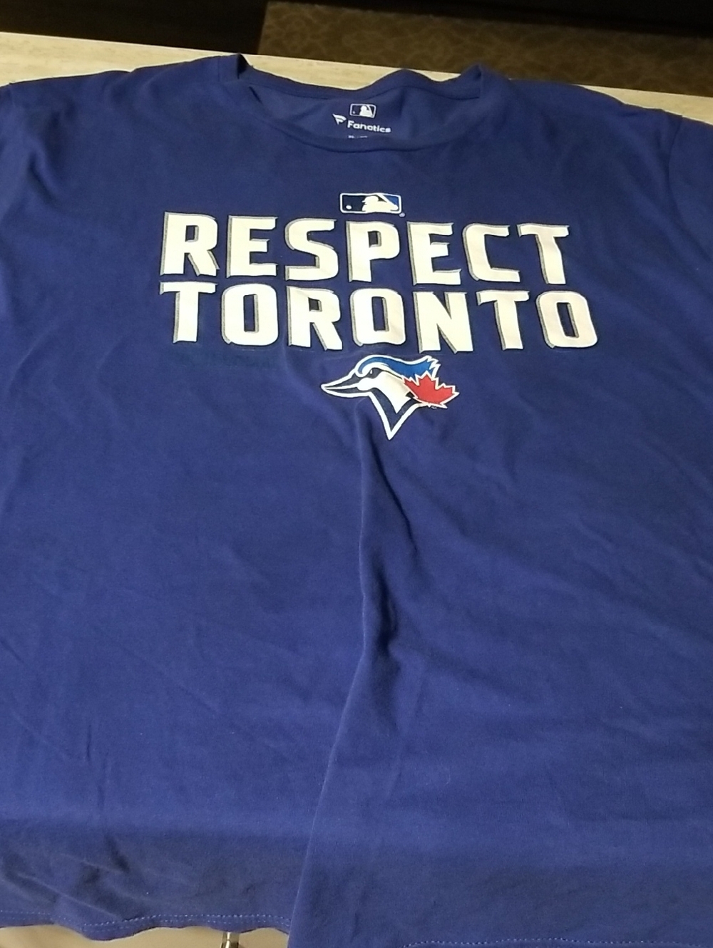 Fanatics Blue Toronto Blue Jays Respect Toronto T-Shirt Postseason Size xl
